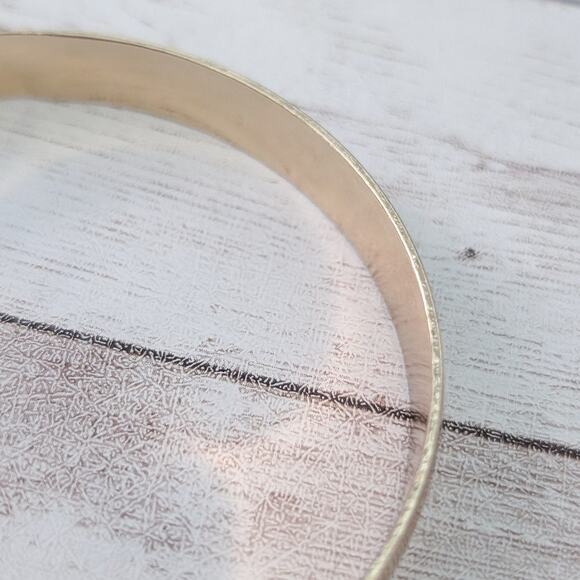 Vintage Bracelet Mirrored Gold Tone 8.25" - Fair Condition - Picture 8 of 8